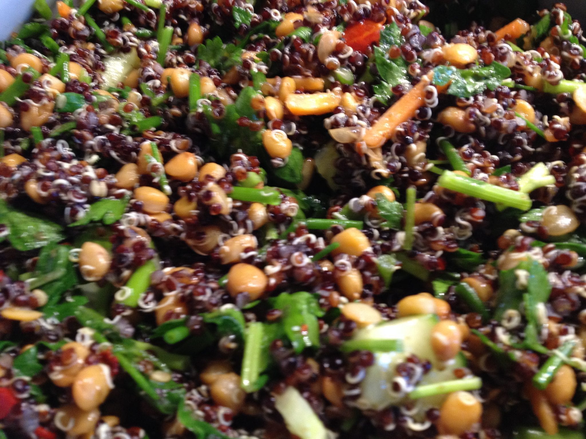 Quinoa Lentil Salad with Zaatar