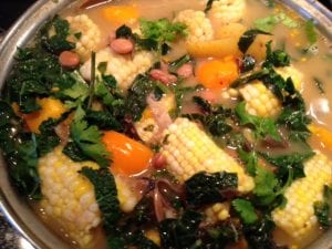 Bean and Corn Chowder with Forest Mushrooms1