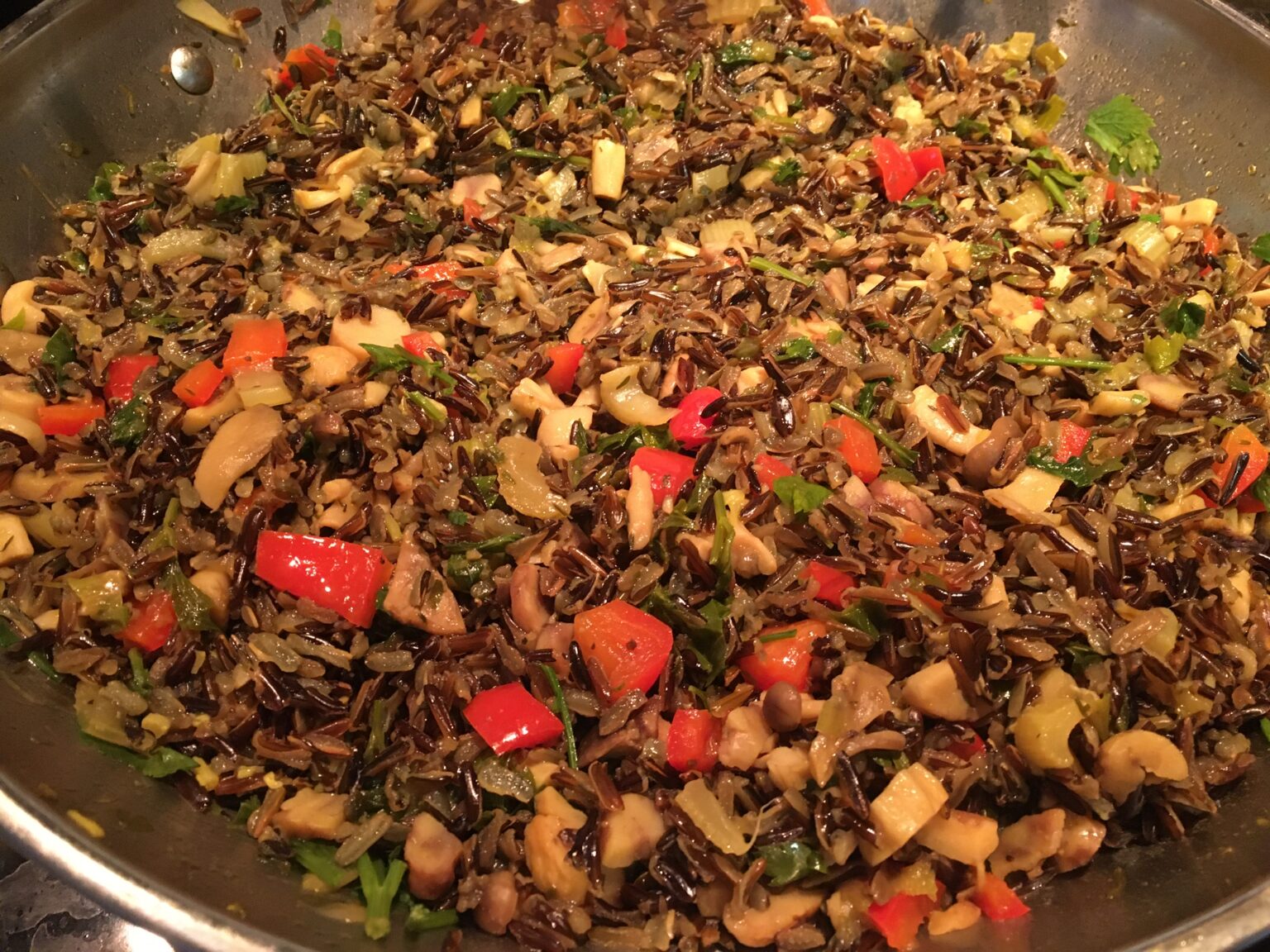 Wild Rice with Chestnuts and Forest Mushrooms Simply Natural Gourmet