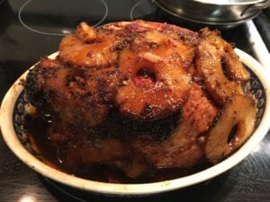Tamarind Glazed Christmas Ham with Pineapple  Holiday Ham and all the Sides
