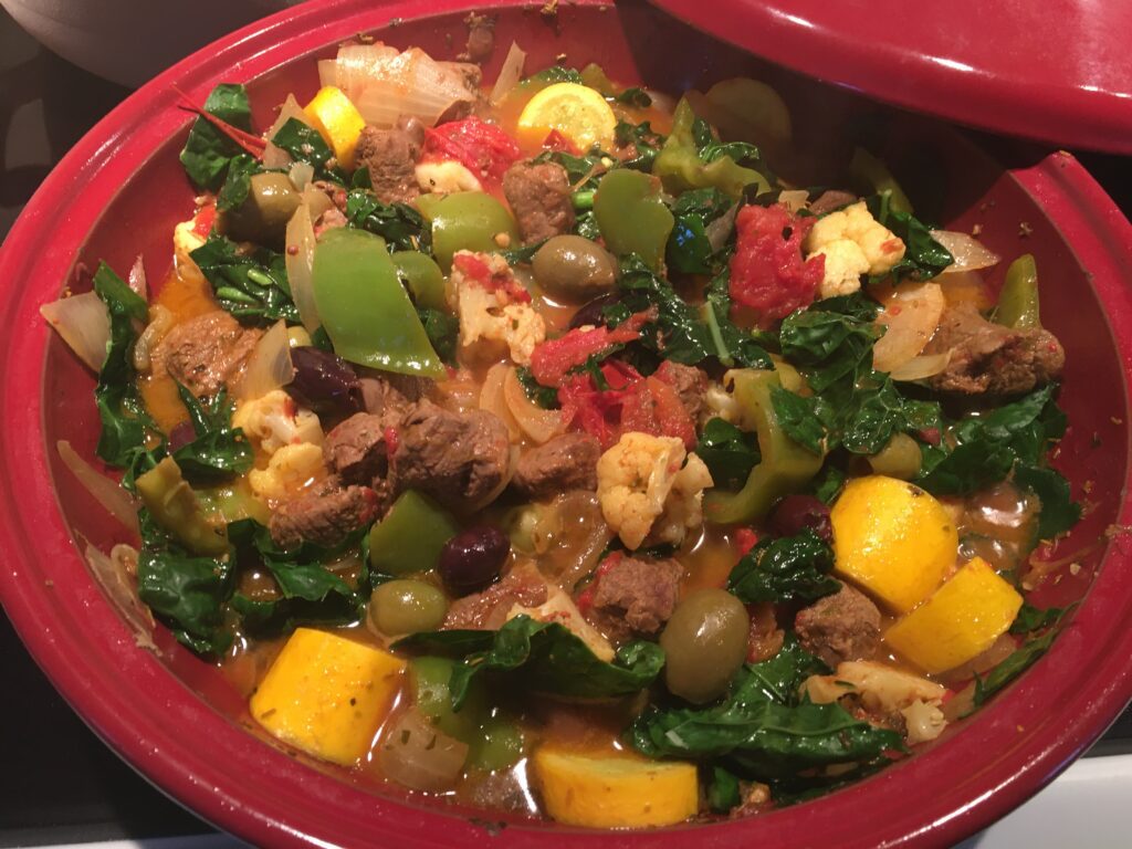 Lamb and Vegetable Tagine Simply Natural Gourmet Cookbook