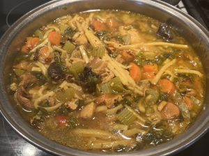 Chicken Vegetable Turmeric Soup
