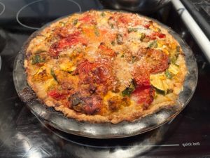 Savory Tomato Zucchini Pie