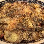 Potato gratin with uncured ham