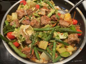 Ginger Beef and Veggie Stirfry