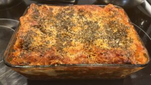 Lasagna with roasted Eggplant