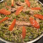 Harissa Chicken with Spring Veggies and Rice