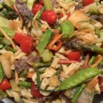 Steak and Vegetable Stir Fry with Pennettine