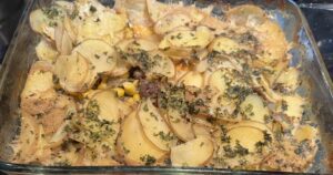 Finnish Beef, Corn and Potato Casserole