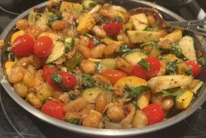 Golden Potato Gnocchi with Summer Vegetables
