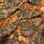 Greek Lollipop Lamb Chops and Rice with Tomato and Artichoke