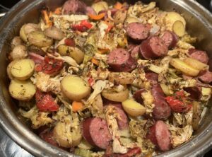 Kielbasa Vegetable Bake